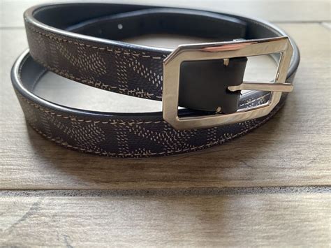 grey goyard belt|maison goyard belts.